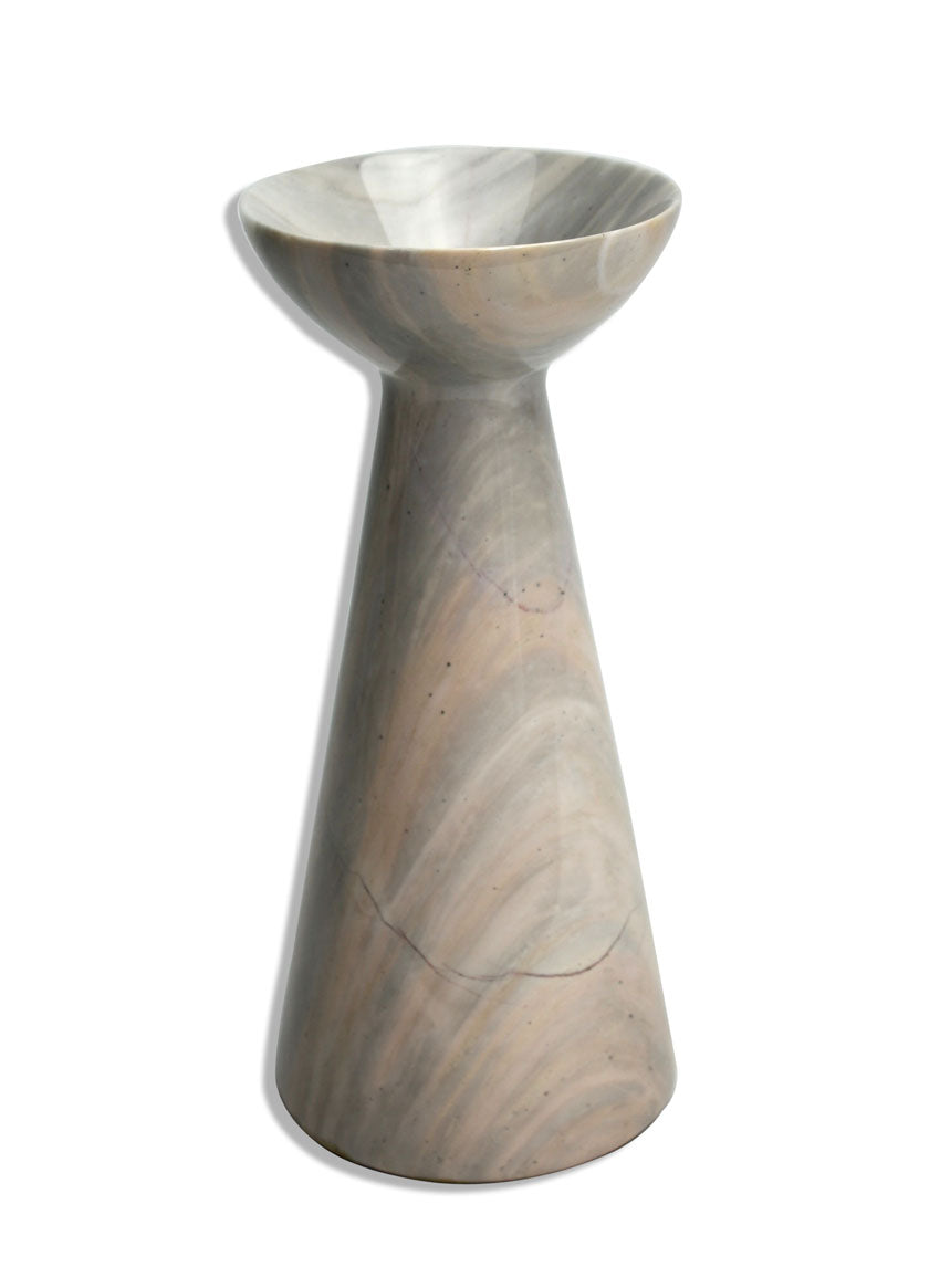 Marble candle holders, Thai - medium size - farangshop-co