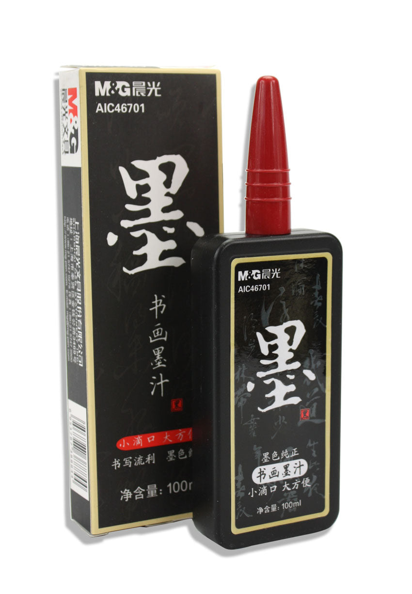 Chinese sumi-e Calligraphy Drawing Ink, Black, from M&G - farangshop-co