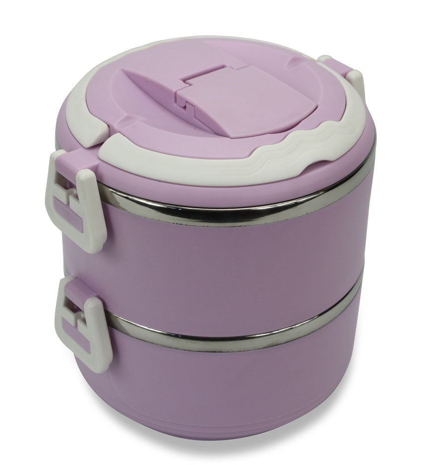 Colourful Bento Box, Lunch Box by Moshi Moshi, Double layer - Choice of Colours - farangshop-co