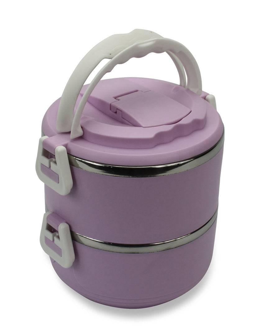 Colourful Bento Box, Lunch Box by Moshi Moshi, Double layer - Choice of Colours - farangshop-co