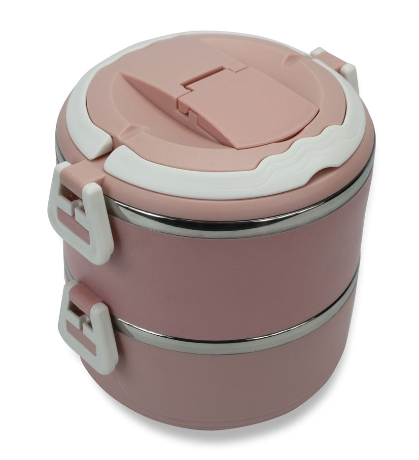 Colourful Bento Box, Lunch Box by Moshi Moshi, Double layer - Choice of Colours - farangshop-co