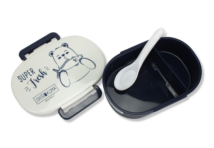 Shirokuma Kids Lunchbox by Moshi Moshi, 1 layer, 18cm x 13cm - farangshop-co