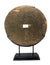 Antique Thai cart wheel mounted on stand D - farangshop-co