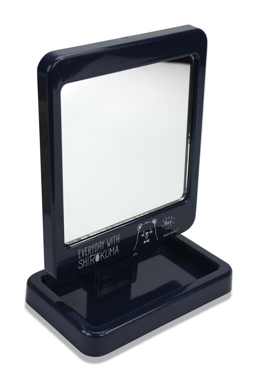 Shirokuma Table Mirror, 21.5cm high - farangshop-co