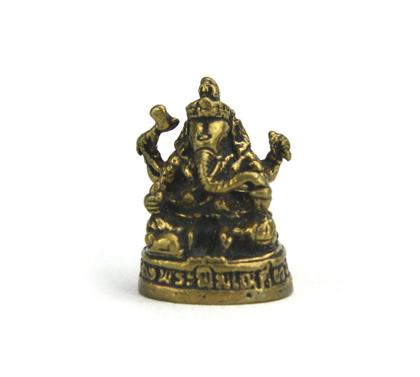 Authentic Brass Ganesh Amulets - Choice of designs - farangshop-co