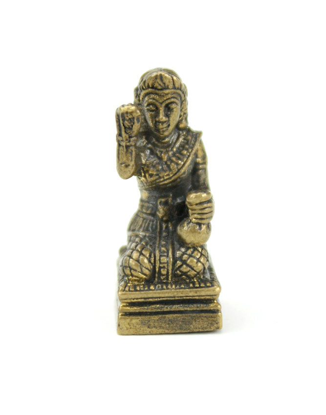 Small Brass Metal Buddhist and Hindu Deity Amulets - Statues, Up to 4cm high, Selection to Choose from - farangshop-co