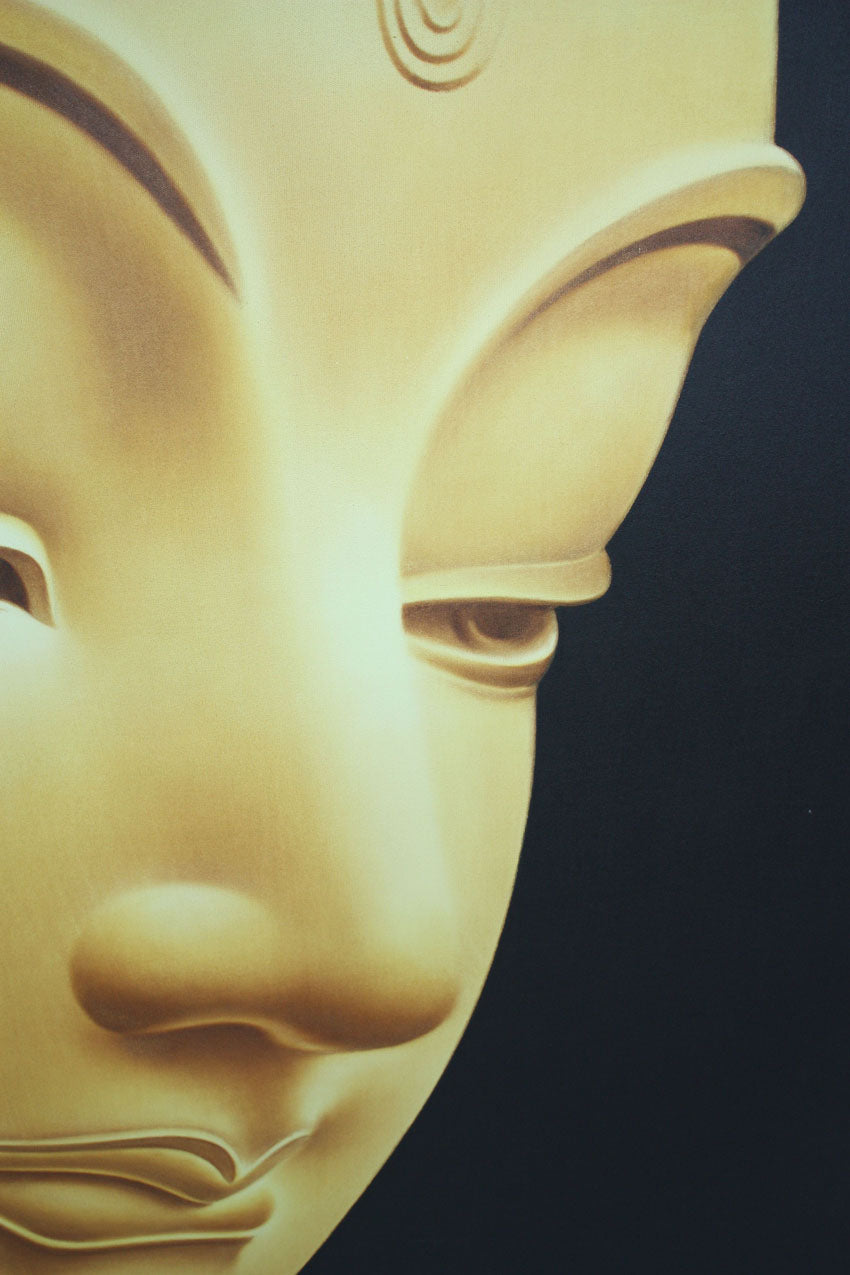 Suppakit Mukta, Buddha painting, 2010, 90cm x 120cm - farangshop-co