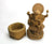 Wooden Ganesh statue with compartment underneath - large teakwood Thai sculpture - farangshop-co