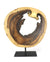 Natural Thai Wooden Sculpture, Model C02, 44cm high - farangshop-co
