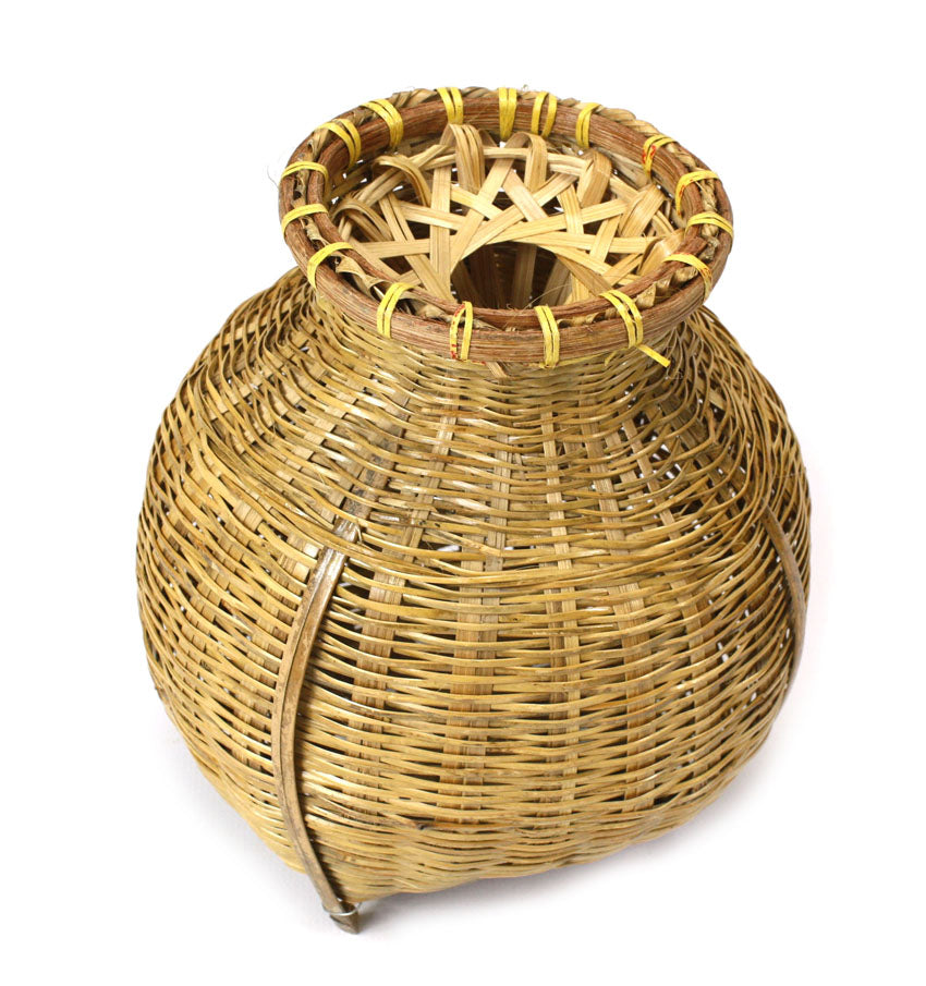 Thai fishing basket round style - fish trap - 2 sizes - farangshop-co