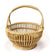 Thai Bamboo Wicker Basket, 32cm diameter - farangshop-co