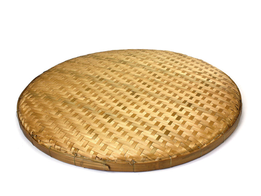 Thai Bamboo Circular Tray, 60cm diameter - farangshop-co