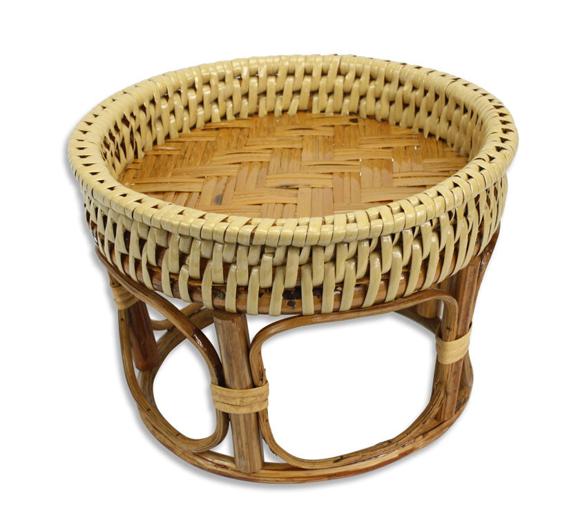 Small and Medium Thai Bamboo Kantok Tables - Lanna Dinner Set - 4 sizes available - farangshop-co
