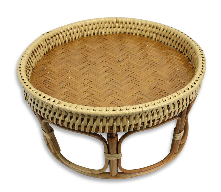 Small and Medium Thai Bamboo Kantok Tables - Lanna Dinner Set - 4 sizes available - farangshop-co