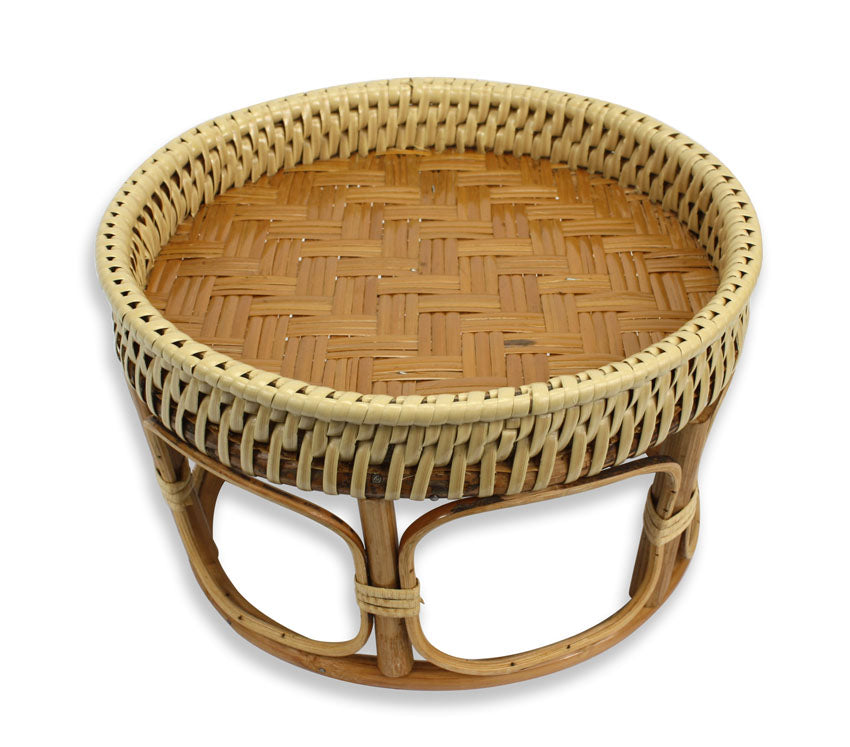 Small and Medium Thai Bamboo Kantok Tables - Lanna Dinner Set - 4 sizes available - farangshop-co