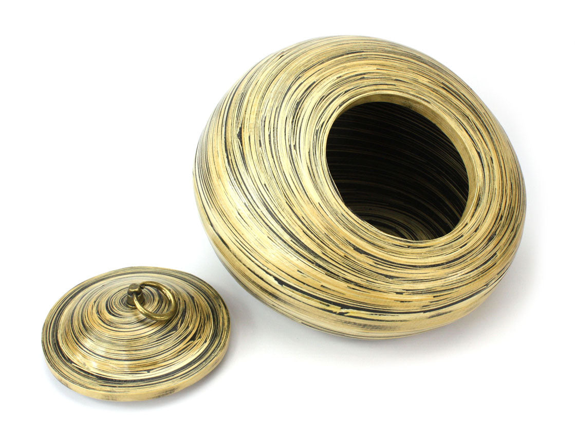 Thai Bamboo Lacquerware, lidded boxes, 2 sizes available - farangshop-co