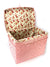 Lacquered Bamboo Laundry Basket, Lined, Pink - farangshop-co