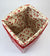 Lacquered Bamboo Laundry Basket, Lined, Red - farangshop-co