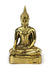 Thai Metal Seated Buddha Statue, gold finish, Approx 12.5cm high, CM6076 - farangshop-co