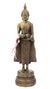 Thai Bronze Metal Standing Buddha Statue, Approx 34cm high, CC13 - farangshop-co