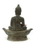 Thai Bronze Metal Seated Buddha Statue, Approx 20cm high, CC21 - farangshop-co