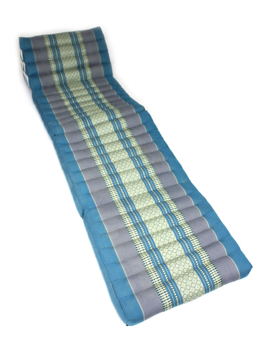 Light Blue Pattern standard three fold Thai Cushion - farangshop-co