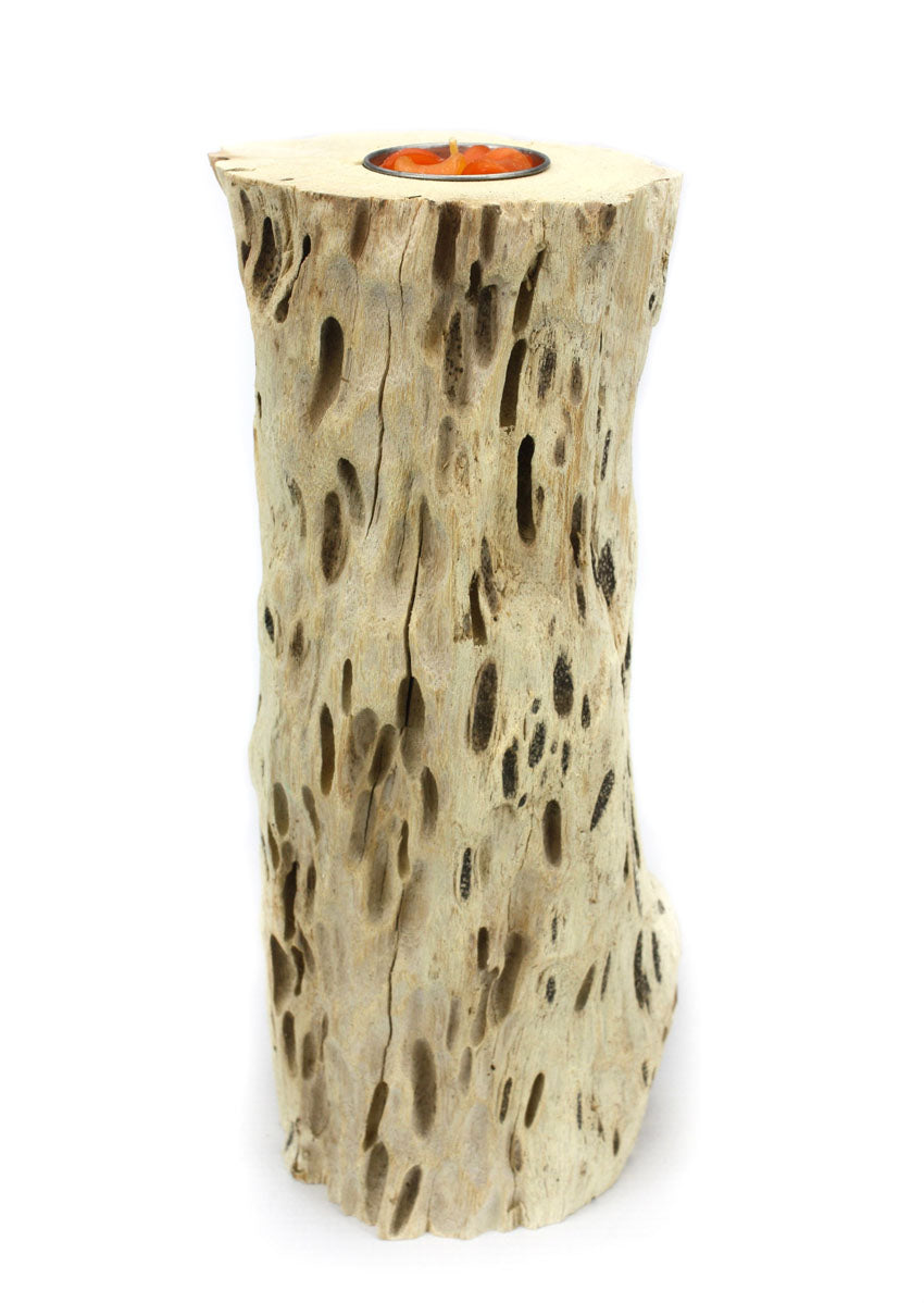 Thai Driftwood Rustic Tealight Candle holders, Choice of Sizes - farangshop-co