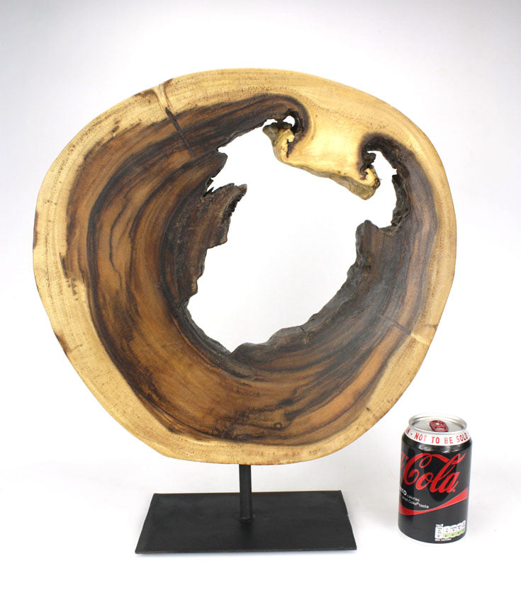 Natural Thai Wooden Sculpture, Model C02, 44cm high - farangshop-co
