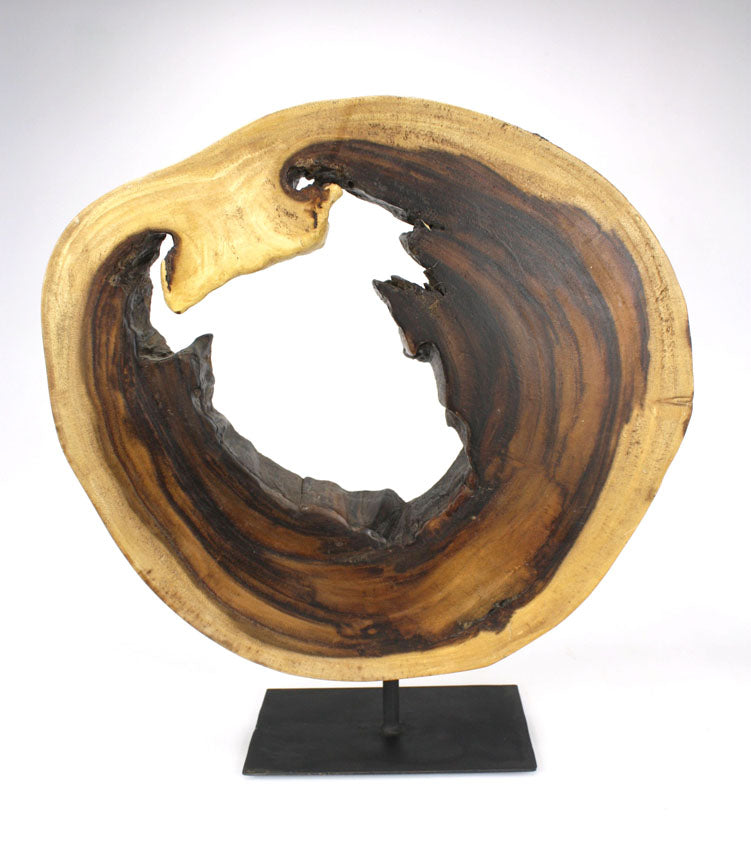 Natural Thai Wooden Sculpture, Model C02, 44cm high - farangshop-co