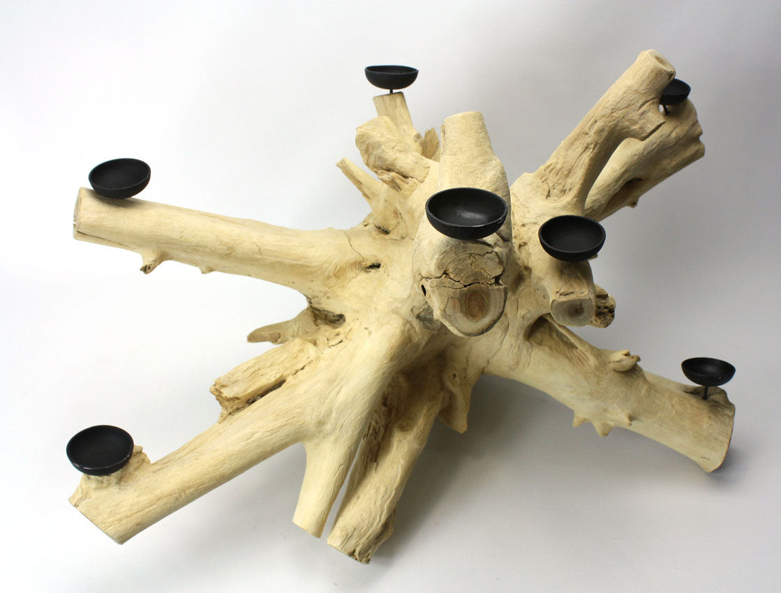 Driftwood root candle holder, Large Approx 40cm high, BT25 - farangshop-co