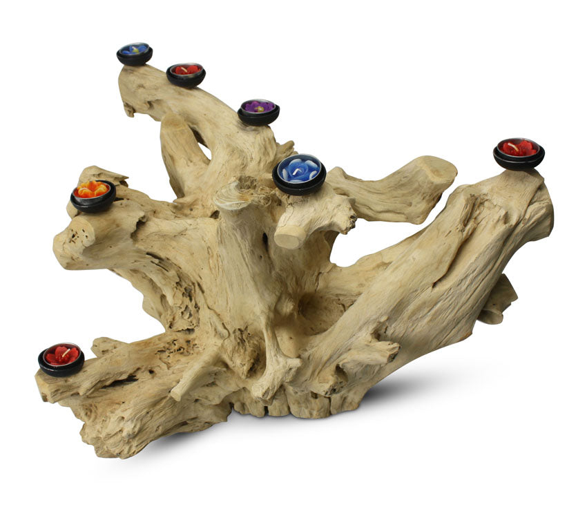 Driftwood root candle holder, Large Approx 47cm high, BT41 - farangshop-co