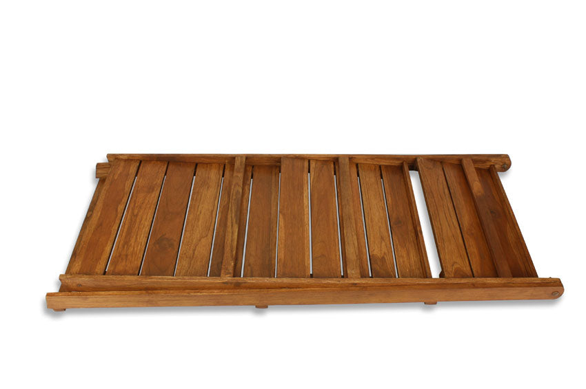 Thai Teak Wood Folding Shelves, 98cm high. - farangshop-co