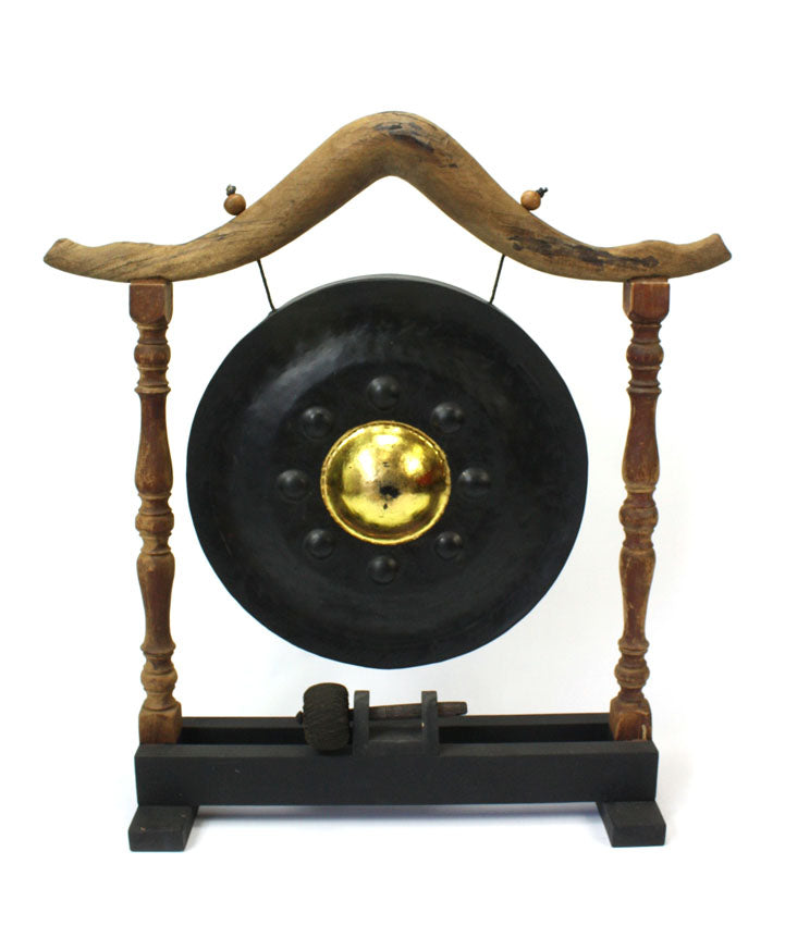 Large Thai Gong on Stand, 70cm high - farangshop-co