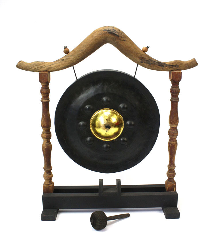 Large Thai Gong on Stand, 70cm high - farangshop-co