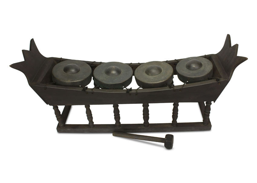 Antique Thai Gong Instrument, Khong Kra Tae - farangshop-co