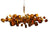 Thai lighting - Natural reclaimed wood Chandalier. XL Extra large 120cm. - farangshop-co
