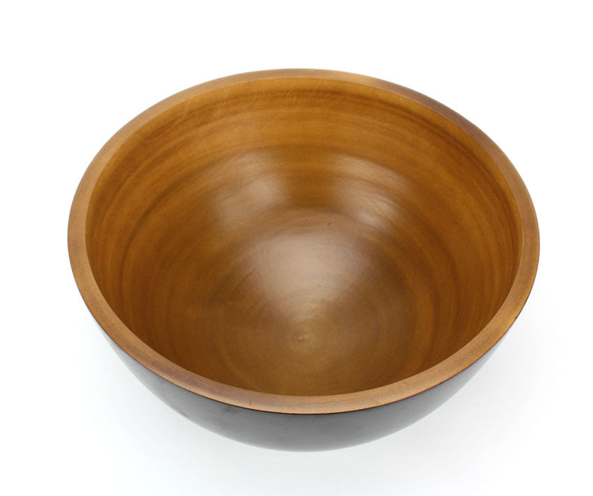 Mango Wood Salad Bowl, 30cm diameter - farangshop-co