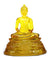 Thai Resin Translucent Seated Buddha, 38cm high, Single Colour - Choice of Colours - farangshop-co