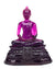 Thai Resin Translucent Seated Buddha, 38cm high, Single Colour - Choice of Colours - farangshop-co