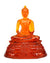 Thai Resin Translucent Seated Buddha, 38cm high, Single Colour - Choice of Colours - farangshop-co