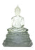Thai Resin Translucent Seated Buddha, 22.5cm high, Single Colour - Choice of Colours - farangshop-co