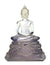 Thai Resin Translucent Seated Buddha, 22.5cm high, Single Colour - Choice of Colours - farangshop-co