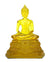 Thai Resin Translucent Seated Buddha, 22.5cm high, Single Colour - Choice of Colours - farangshop-co