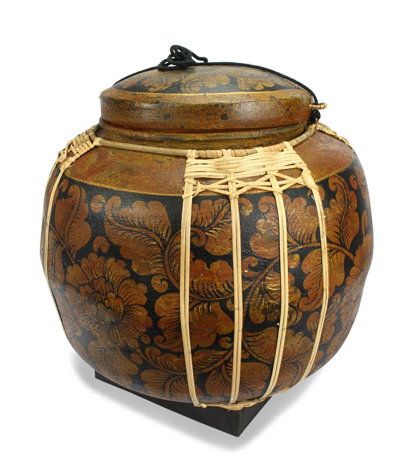 Rice seed box - Very Large Spherical Box, 53cm high, CM1703 - farangshop-co
