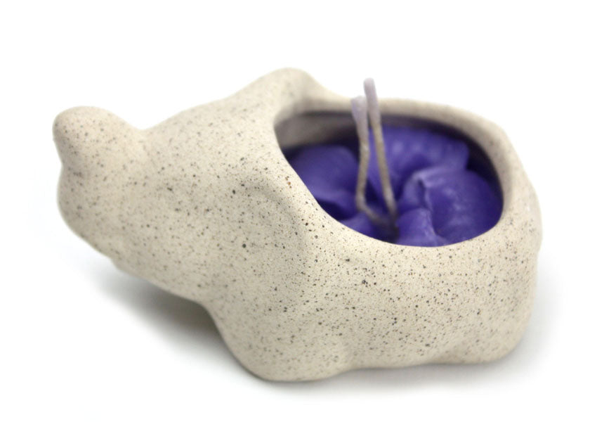 Elephant ceramic candle holder, individual - farangshop-co