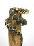 Handmade Snake Sculpture on Natural Wooden Tree Stand - farangshop-co
