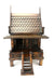 Thai Teak Wood Spirit House, Large 55cm high - farangshop-co