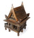 Thai Teak Wood Spirit House, Large 55cm high - farangshop-co
