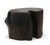 Teak root swivel box, Thai, dark waxed finish - farangshop-co