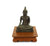 Ornamental Teak Wood Buddhist Display Stand Altar for Buddhas - Ganesh - Votive Figurines, 15cm Square - farangshop-co